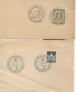 GERMANY 1946 + 1948 SPECIAL POST MARKS