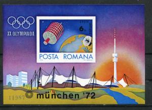 Romania 1972 Souvenir Sheet Mi Block 98 Sc C186  Imperf CV €110 MNH 4609