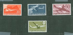 Liechtenstein #C34-C37 Mint (NH) Single (Complete Set)