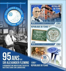 2023/11 - CHAD - ALEXANDER FLEMING         4V  complet set    MNH **