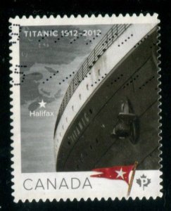 2536 Canada P Titanic - Halifax SA, used