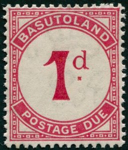 Basutoland 1933 1d carmine Postage Due SGD1 unused