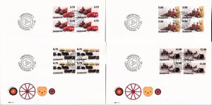 Denmark Danmark Scott 1037-1040 FDC Toys