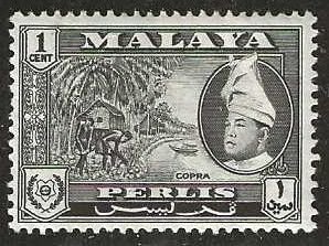 Perlis  Sc. 29  mint, hinged.  1957.  (P327)
