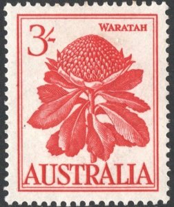 Australia: SC#330 3s Waratah (1959) MLH