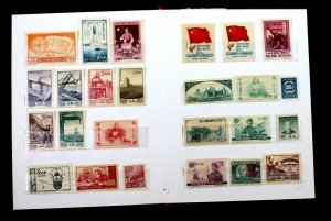 China Stamp Collection Lot of 95 MNH Authentic Vintage China Stamp Album