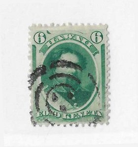 Hawaii Sc #33a 6c  used VF