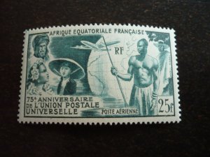 Stamps - French Equatorial Africa- Scott# C34 - Mint Never Hinged Set of 1 Stamp