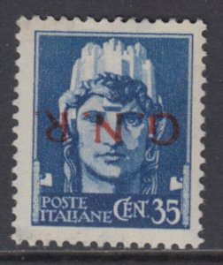 ITALY RSI Social R. Sass 476a cv 1900$ MnH** SIGNED Diena  INVERTED OVERPRINT
