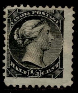 CANADA SG102, ½c grey-black, UNUSED. Cat £22.