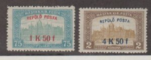 Hungary Scott #C1-C2 Stamps - Mint NH Set