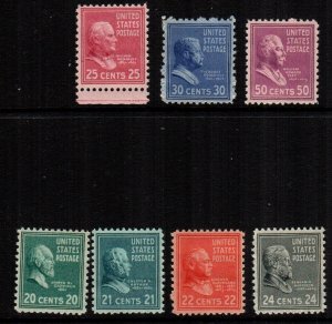 united States   825 - 831  MNH