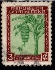 Dominican Republic - #389 Bananas -  Used