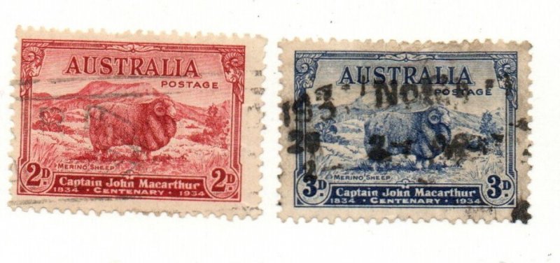 Australia 147-148 Short set Used