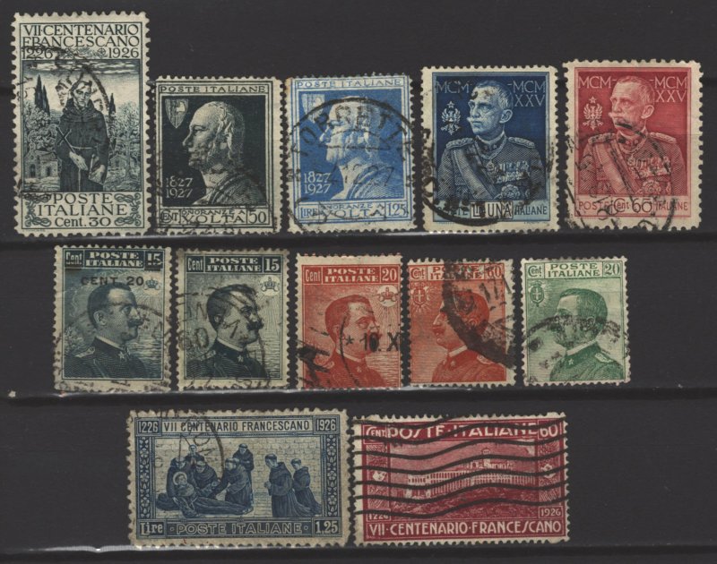 COLLECTION LOT # 5300 ITALY 12 STAMPS 1908+ CV+$21