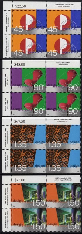 Australia SG1903-6 Sydney Design Congress and Exhibition set in U/M Blocks