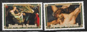 Burundi #507-508  Easter 1977  (MNH) CV4.50