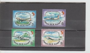 Papua New Guinea  Scott#  814-817  MH  (1993 Air Niugini)