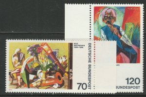 1974 West Germany Expressionist Paintings Telescope MNH** Set A23P57F14427-