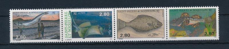 [34948] St. Pierre & Miquelon 1993 Marine Life Fish MNH