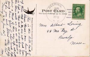 United States Hampshire Deering 1910 4a-bar  1821-1915  PC.