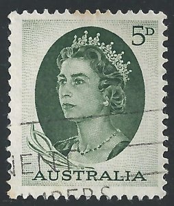 Australia #351 5p Queen Elizabeth II