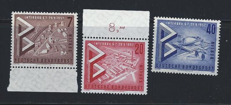 Germany Berlin #9N145-147 MNH