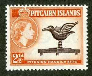 5948 BCX Pitcairn 1957 scott# 23 mlh* (offers welcome)