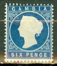 LC: Gambia 10 mint CV $130