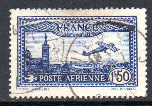 FRANCE C6 USED SCV $2.25 BIN $.90 AIRPLANE