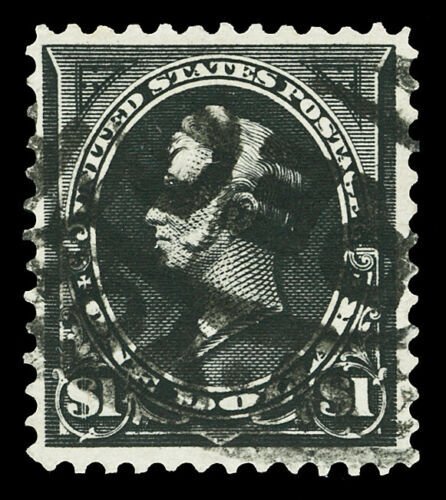 Scott 276 1895 $1.00 Perry Type I Watermarked Issue Used F-VF Reg Cancel Cat $95