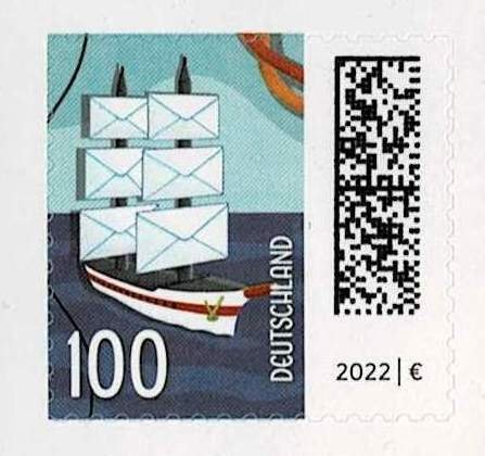 Germany 2021,Sc#3255-8 MNH, Letter post, new series, December issue, self-adh.