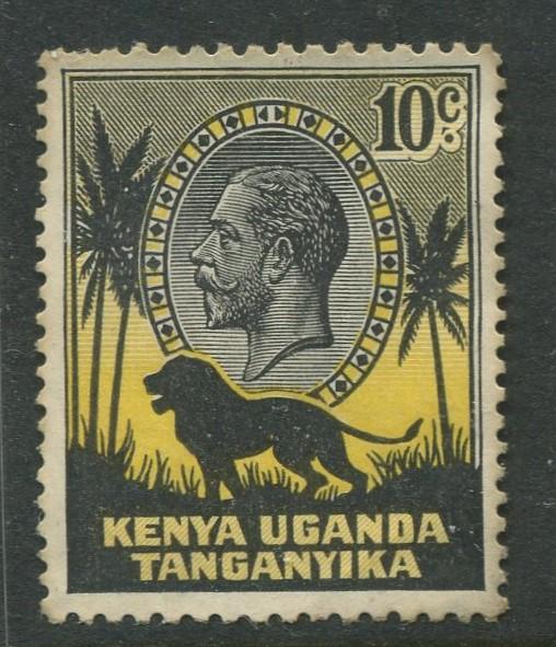 Kenya & Uganda - Scott 48- KGV Definitive -1935 - Mint - Single 10c Stamp