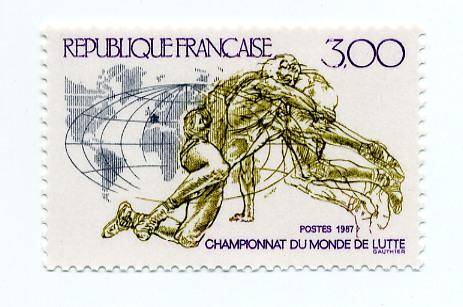 France-Scott's # 2049 World Wresling Championships - MNH