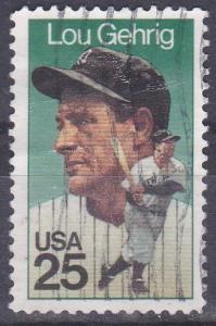 1989 Lou Gehrig Used