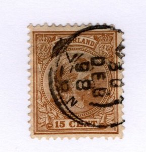 Netherlands #45 - Used - CAT VALUE $5.00