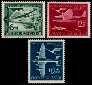 ✔️ GERMANY REICH 1944 - NAZI AIRMAIL SERVICES - Mi. 866/868 ** MNH OG [DR866]