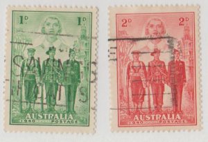 Australia Scott #184-185 Stamp - Used Set