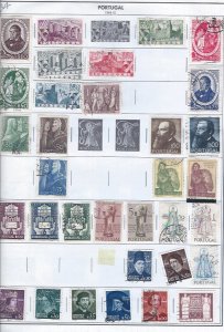 PORTUGAL 1924-1959 220 STAMPS SCV $66.00++