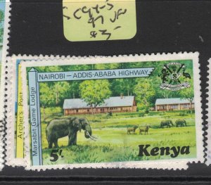 Kenya SG 94-5, 97 VFU (10fbk)