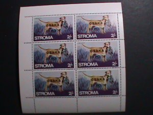 ​STROMA 1970 -EXPO'70 OSAKA-JAPAN-LOVELY BEAUTIFUL DOG MNH SHEET VERY FINE