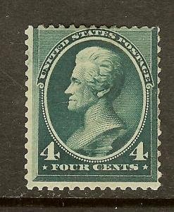 United States, Scott #211, 4c Jackson, MH