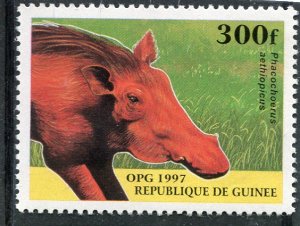 Guinea 1997 Wild Animal WARTHOG 1 value Perforated Mint (NH)