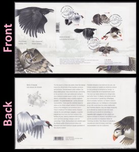 Canada 2929 Birds souvenir sheet FDC 2016