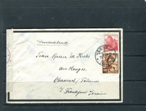 GERMANY; Early LETTER/COVER + Incoming Censor 1942, Switzerland