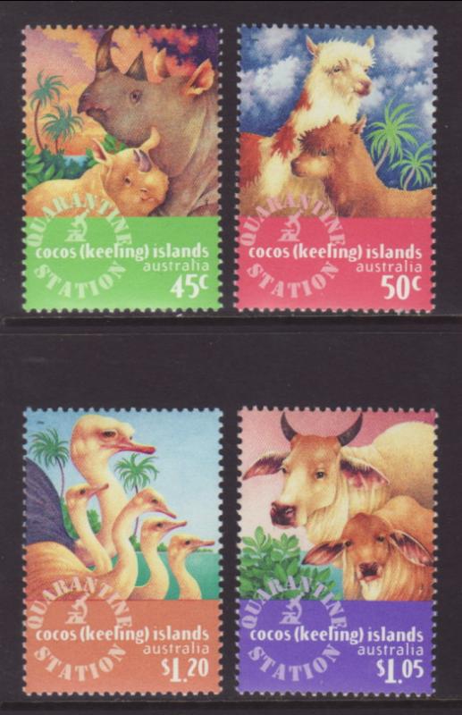Cocos Keeling Islands 320-323 Animals MNH VF