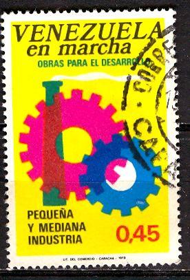 Venezuela 1973; Sc. # 1059; O/Used Single Stamp