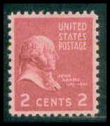  806 2c J. Adams Average MMH Plt/4 LR 22453 Plt07737