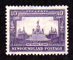 NEW FOUNDLAND 169 MH SCV $8.00 BIN $4.00 ST. JOHNS MEMORIAL