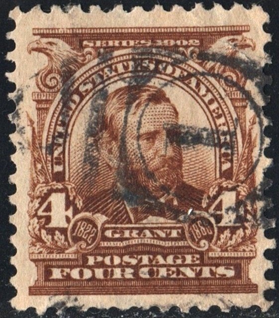SC#303 4¢ Grant Single (1903) Used